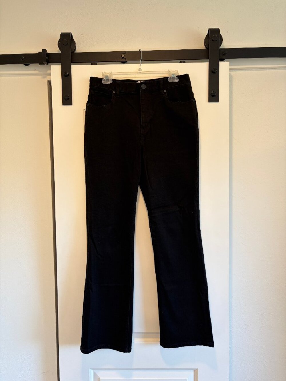 Cabi 5th Avenue Jeans Black High Rise Bootcut Flare 10 EUC